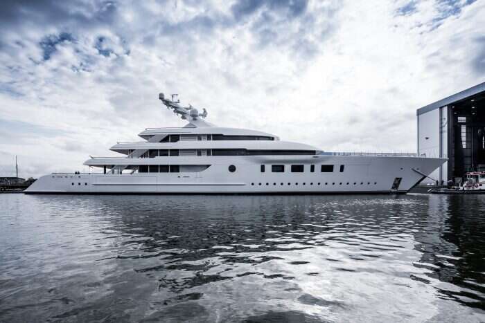 most modern yachts