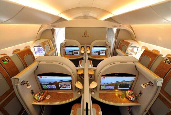 a380 first class area
