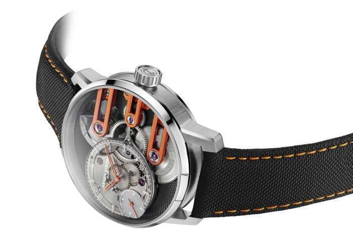 Armin Strom's skeletonized watch.
