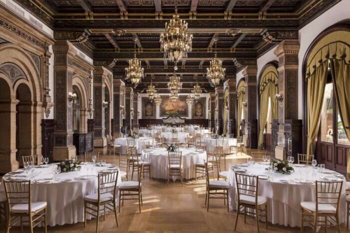 Banquet Hall - Hotel XIII Wedding Destination Spain
