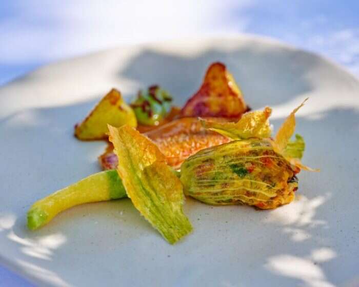 Courgette Flower Dish 