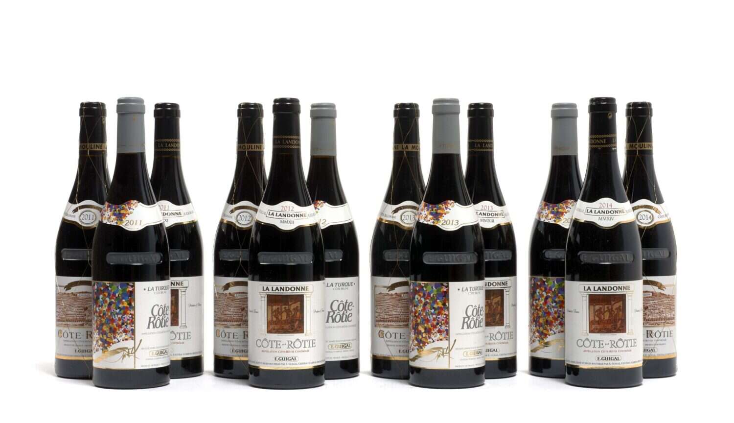 Auction item: A case of 12 bottles of Côte-Rôtie vintages offered by Domaine Guigal