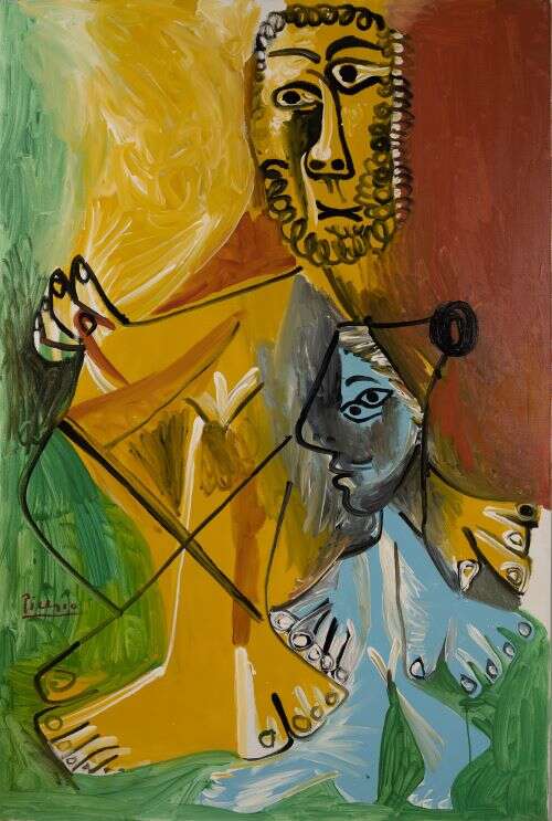 Pablo Picasso Homme et enfant - Picasso Auction Las Vegas