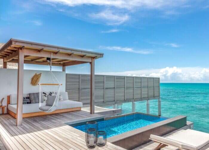 Pool of overwater villa