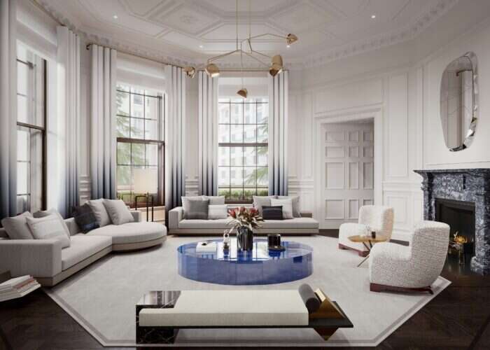 A living room at the OWO Residences
