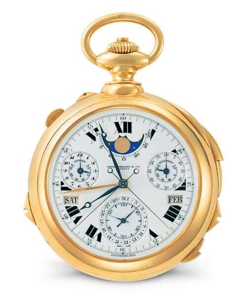 Henry Graves Supercomplication - second most expensive watch sold at auction