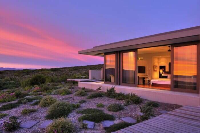 Grootbos at sunset