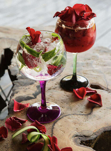 Cucumber and Rose Gin Cocktail by Sabi Sabi