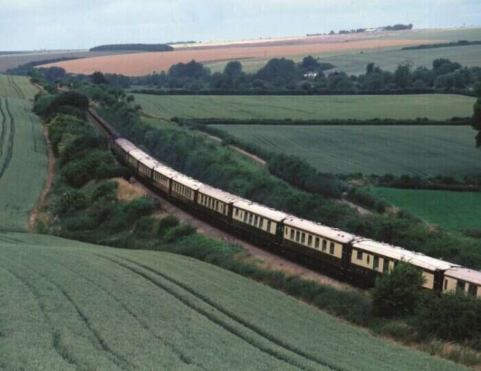 Belmond Train in countryside