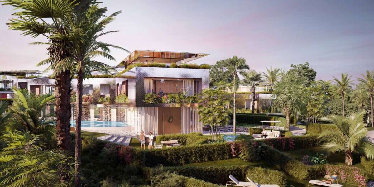 Exterior rendering of Karl Lagerfeld villa in Marbella