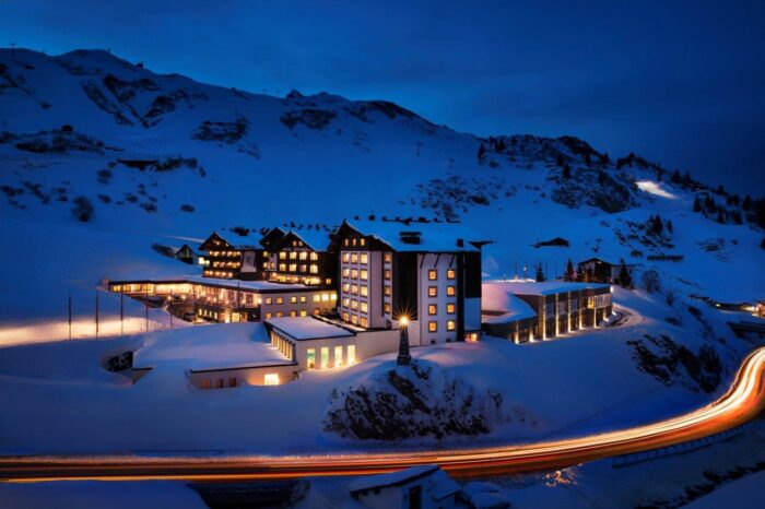Hotel Zürserhof ski resort exterior, austria