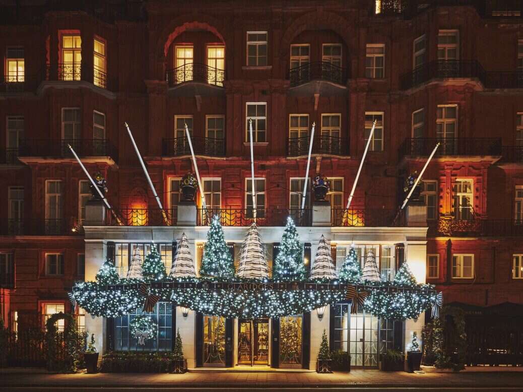 claridge's london at christmas