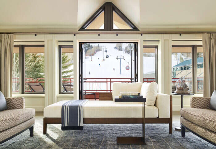 The Little Nell suite interior - Best ski resorts in the US