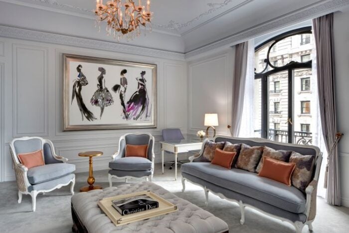 The Dior Suite at The St Regis New York - Luxury experience gifts