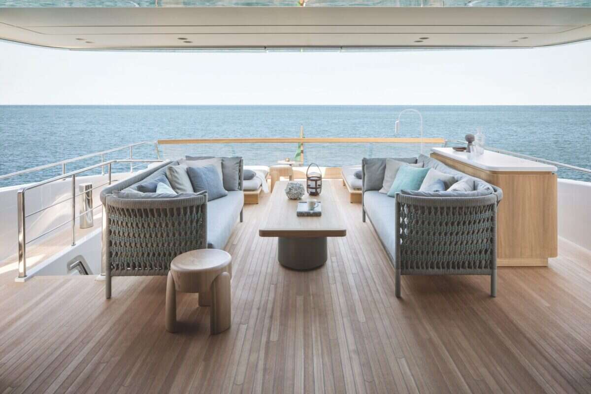 luxury homeware on a yacht