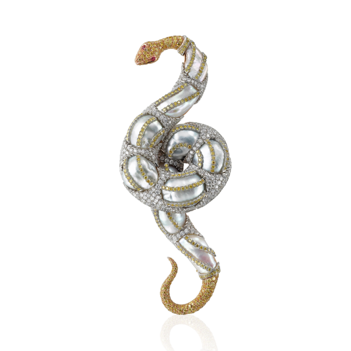 buccellati jewelry snake brooch