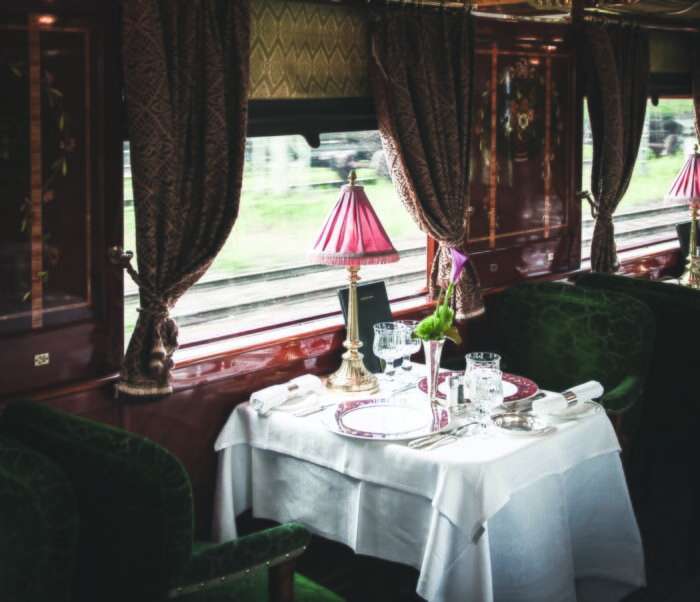 Venice Simplon-Orient-Express dining