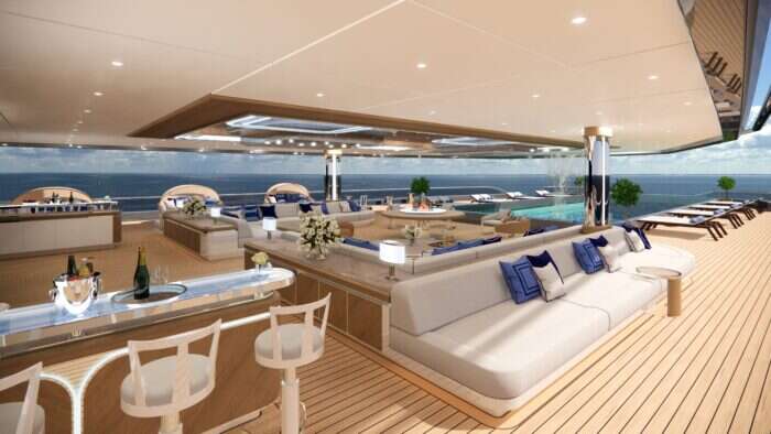 centerfold yacht aft deck