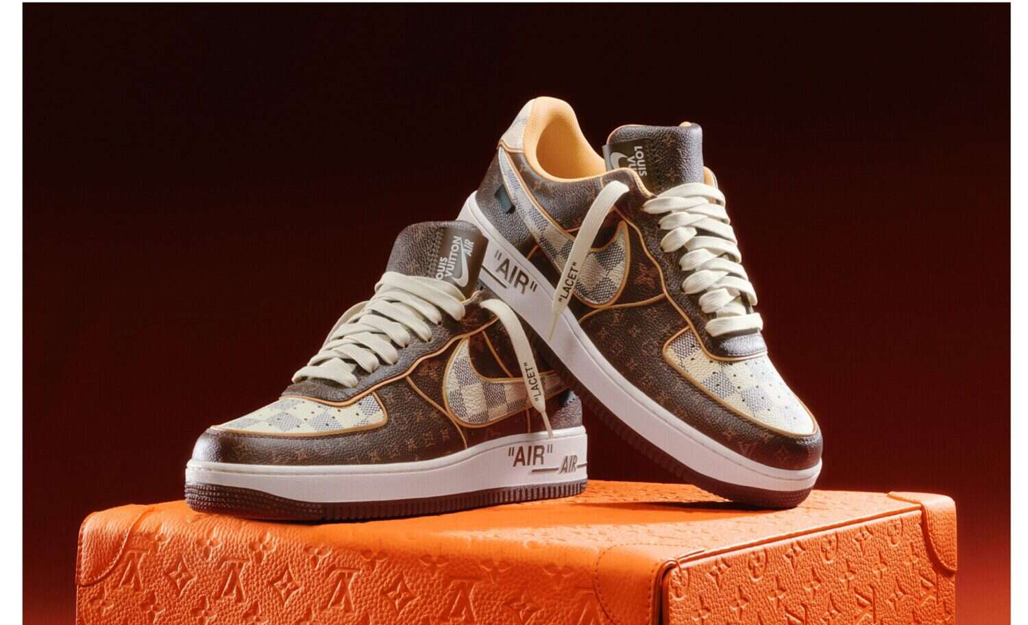 Louis Vuitton Auctioning Virgil Abloh Nike Air Force 1s 