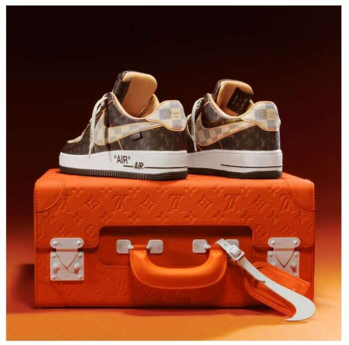 Louis Vuitton Auctioning Virgil Abloh Nike Air Force 1s 