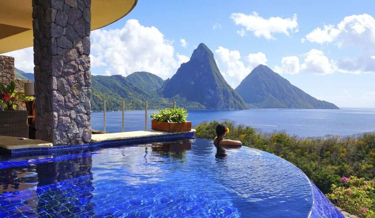 Jade Mountain Galaxy Sanctuary romantic hotels