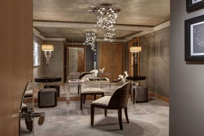 Interior of the Jewel Suite at the Lotte New York Palace
