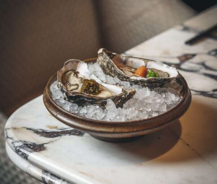 oysters at the aubrey bar