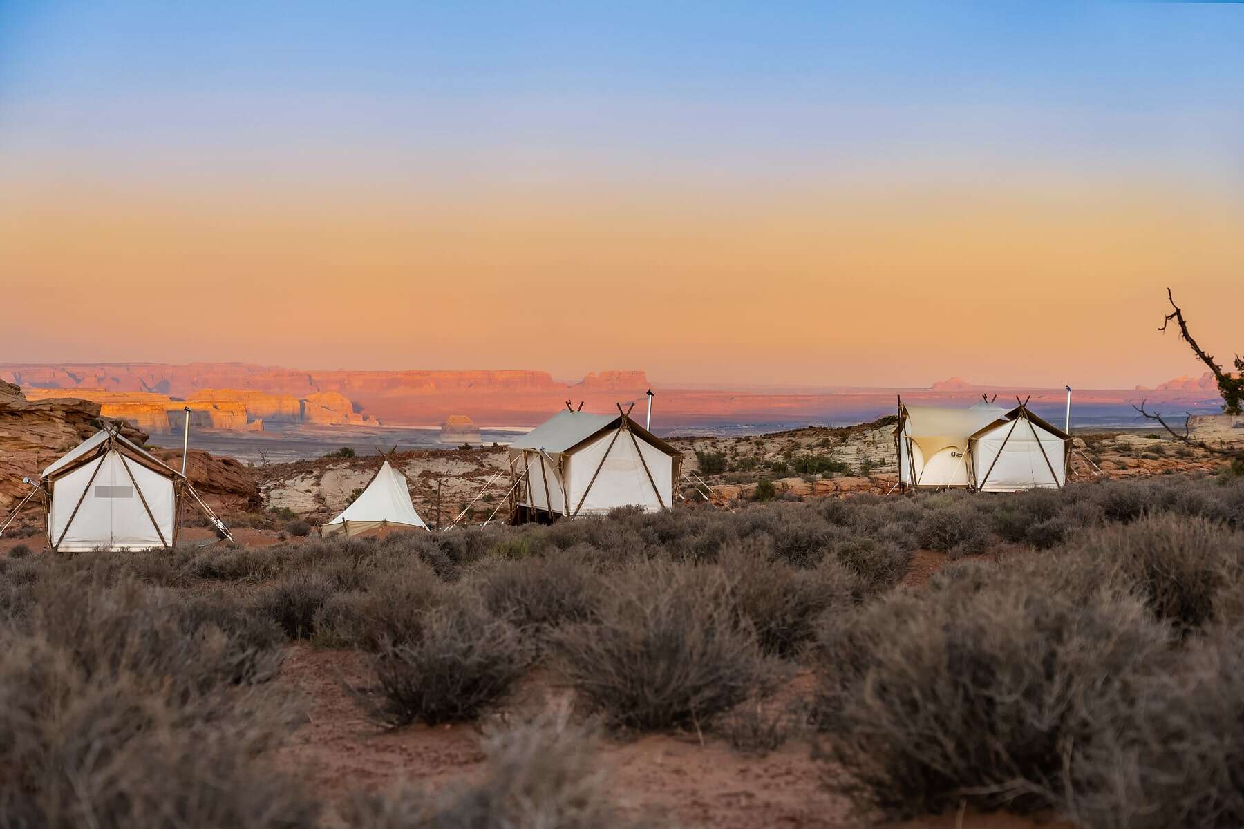 Under Canvas tents in utah