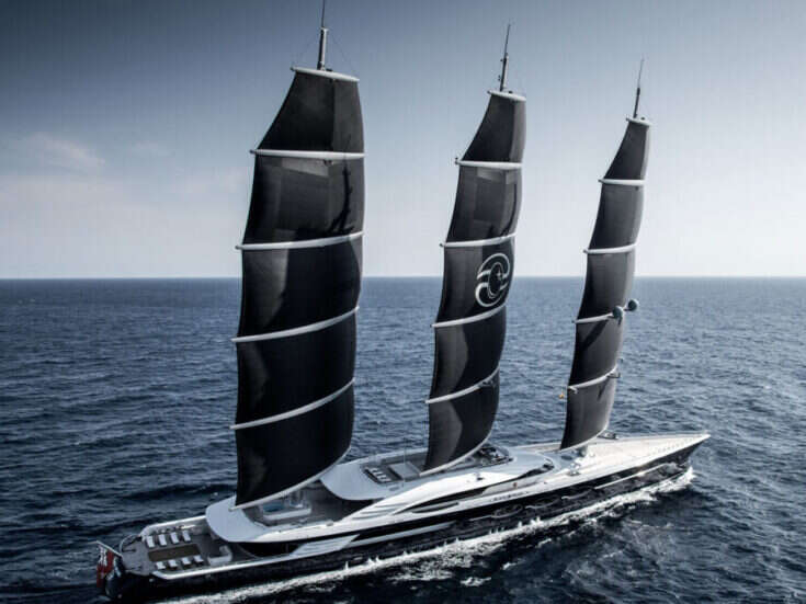 black pearl - the model for jeff bezos new yacht