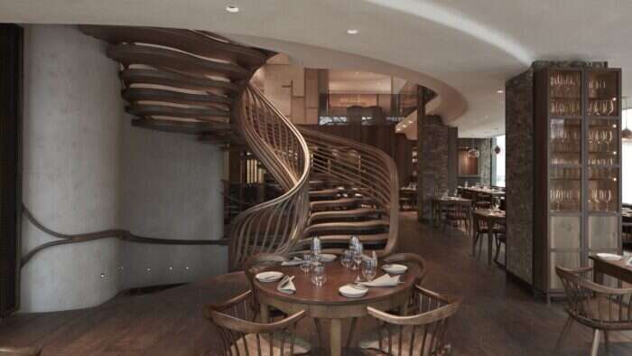 Tatiana Fokina restaurant HIDE interiors 