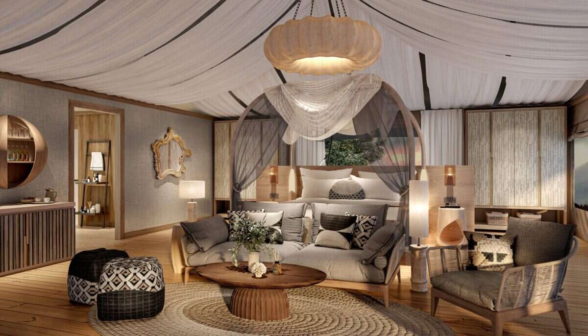 Bedroom at Marriott safari in Africa