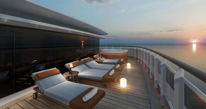 private balcony onboard Regent Seven Seas Splendor