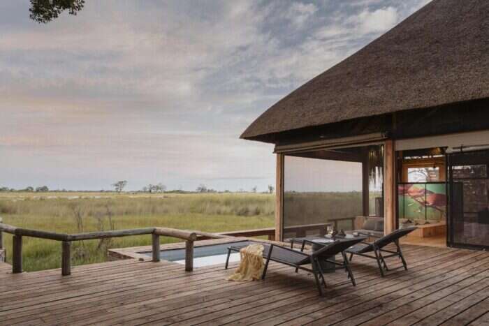 vumbura plains guest suite private terrace