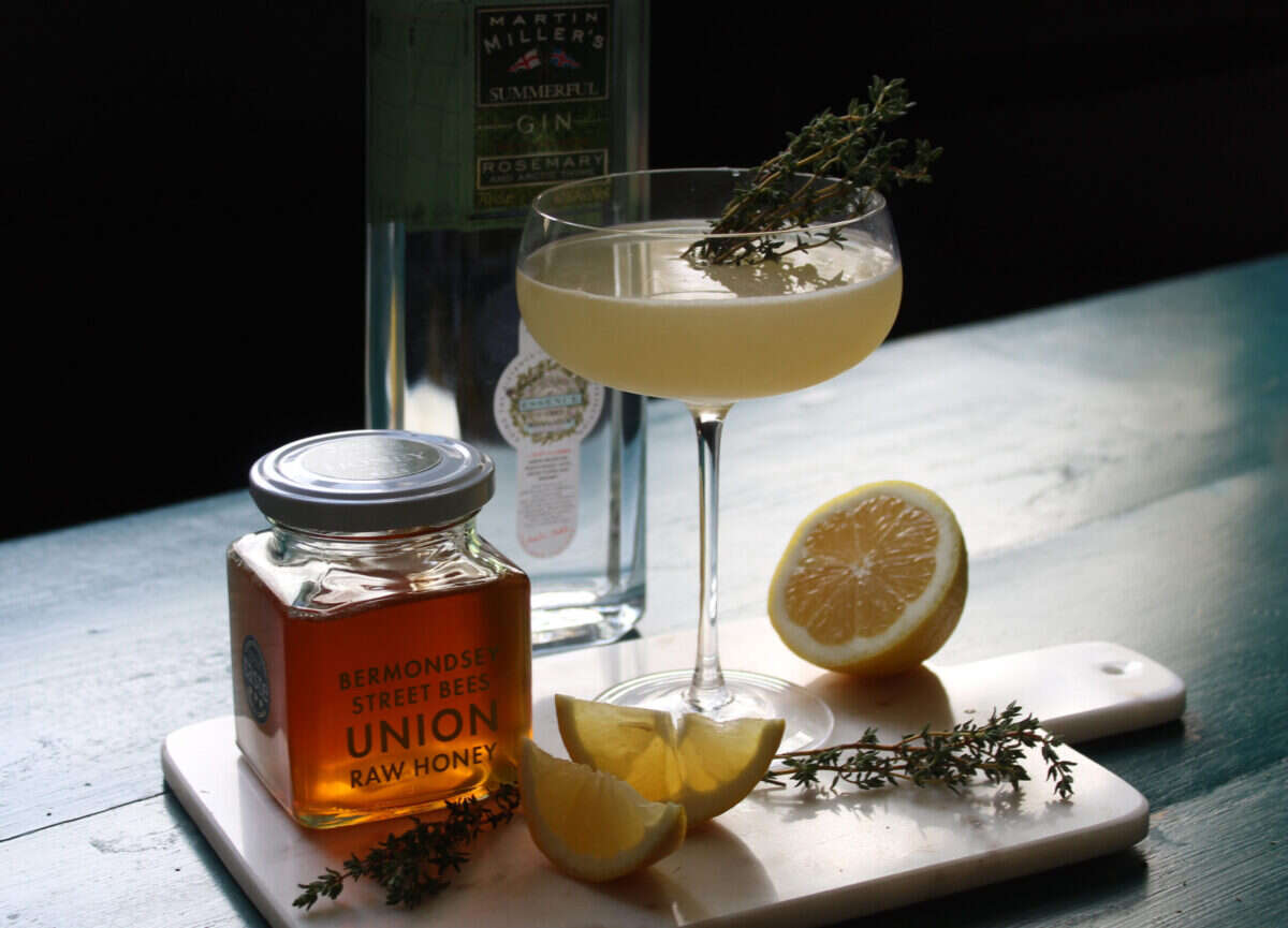 The Bee's Knees by Martin Miller's Gin