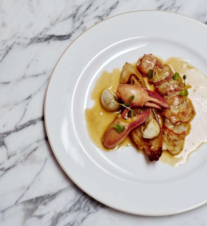lobster dish at louie