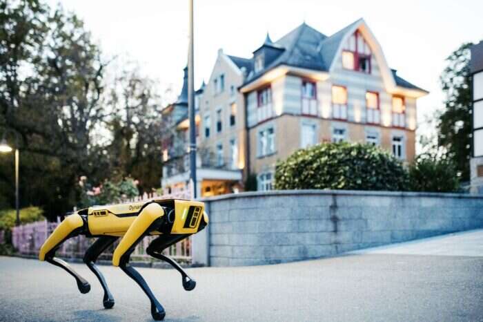 Boston Dynamics robot Spot, Institut auf dem Rosenberg
