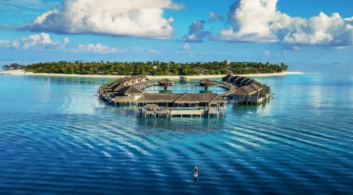 overwater villas at velaa private island