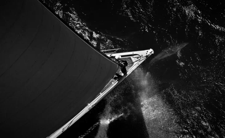 Superyacht Life Foundation yacht black and white yacht