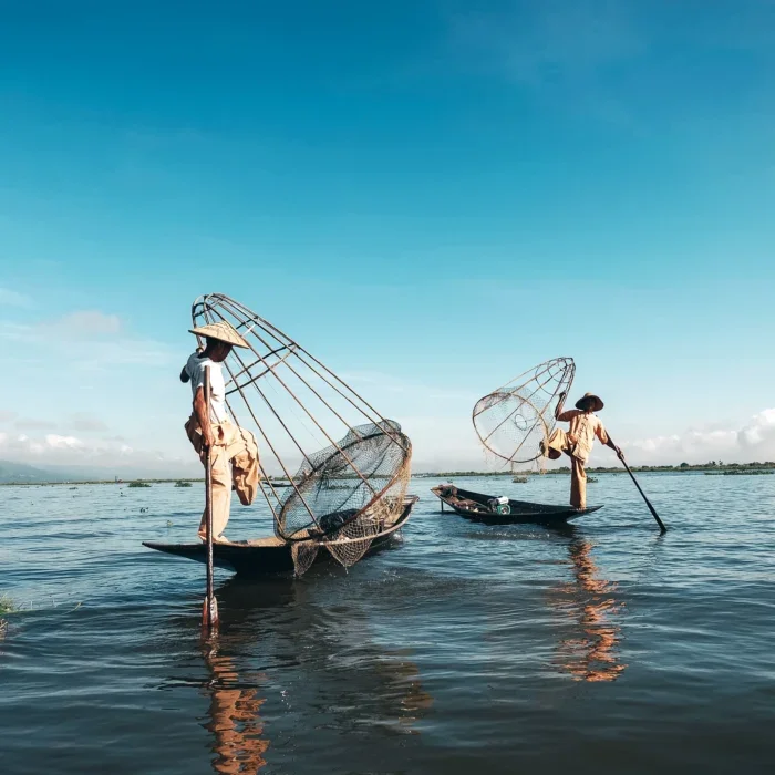 Fishermen in Myanmar