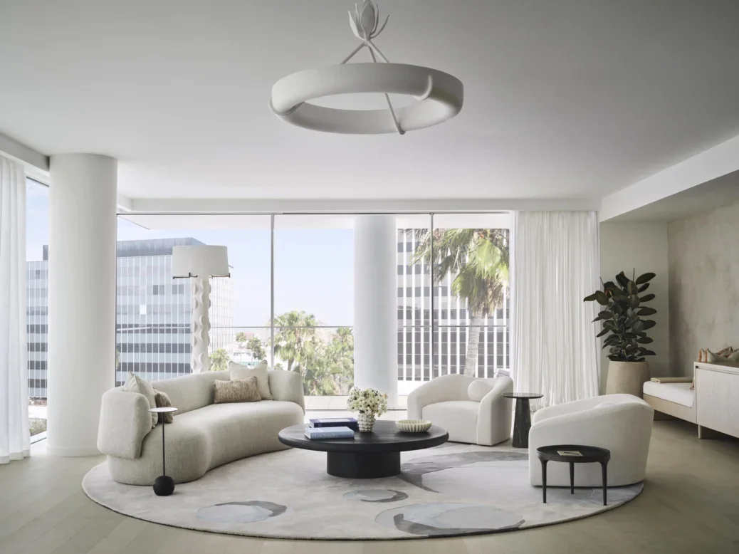 Mandarin Oriental Residences Beverly Hills living room