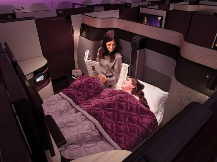 Qatar Airways long haul flight