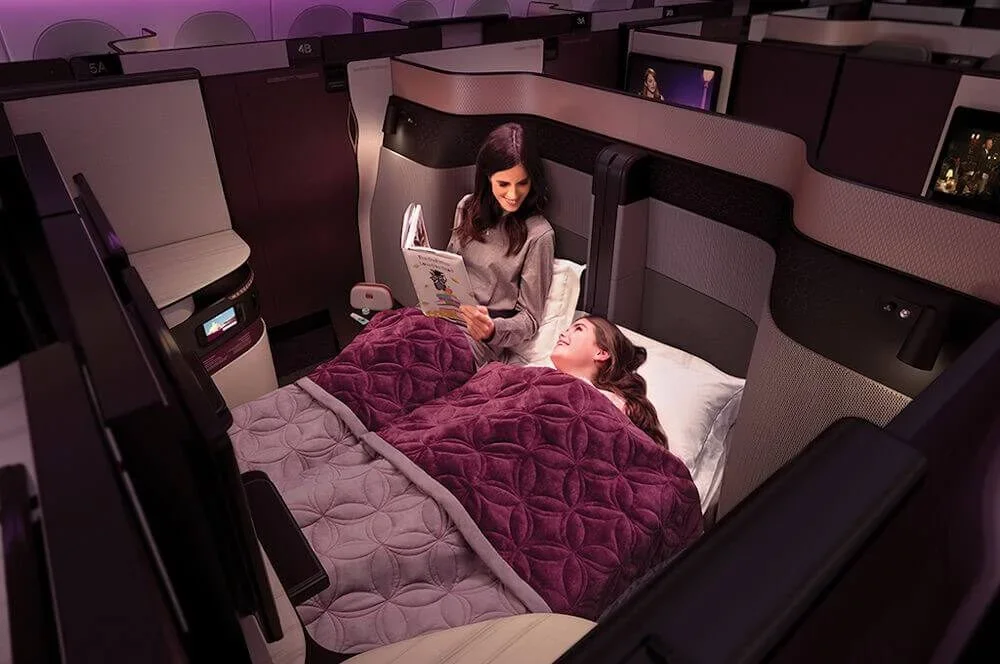 Qatar Airways long haul flight