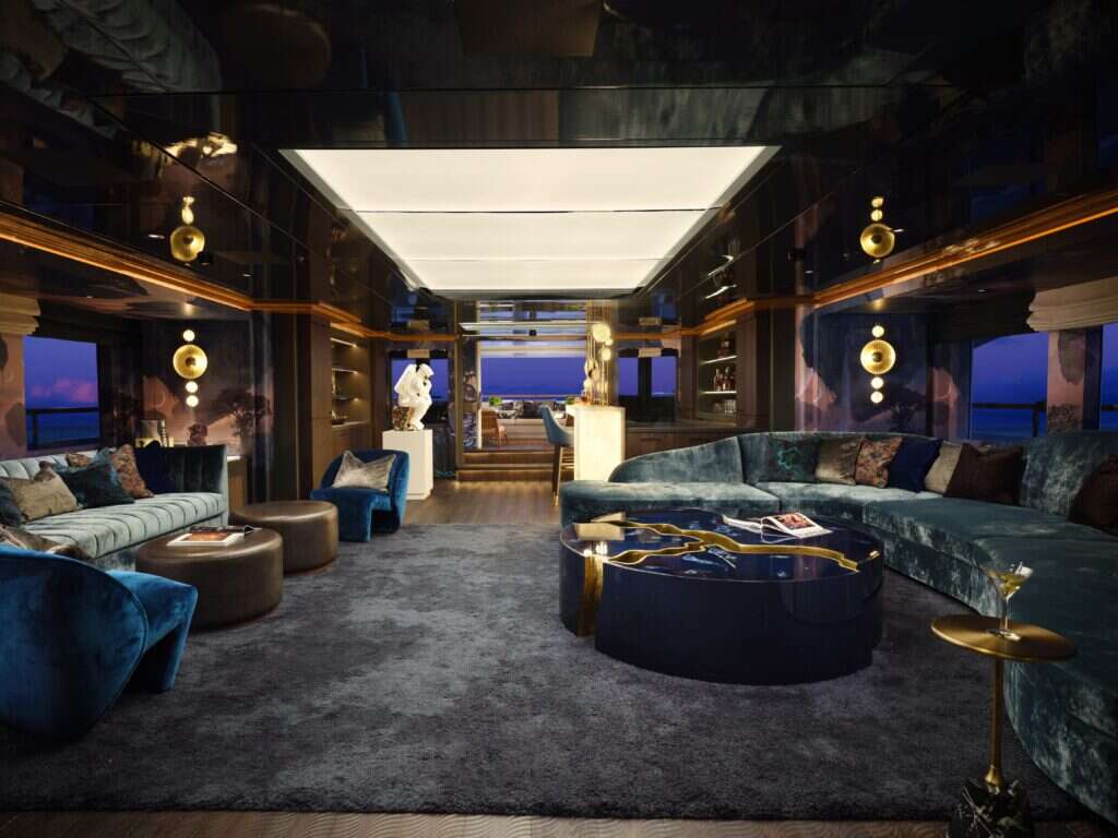 galaxy yacht interior