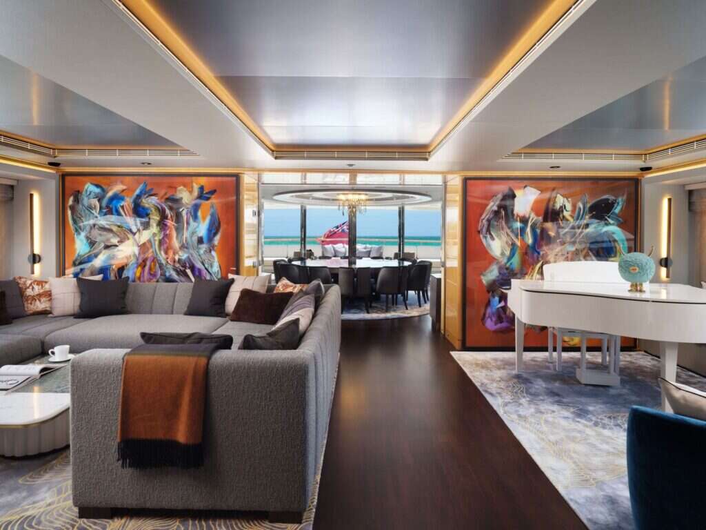 galaxy yacht interior by njord