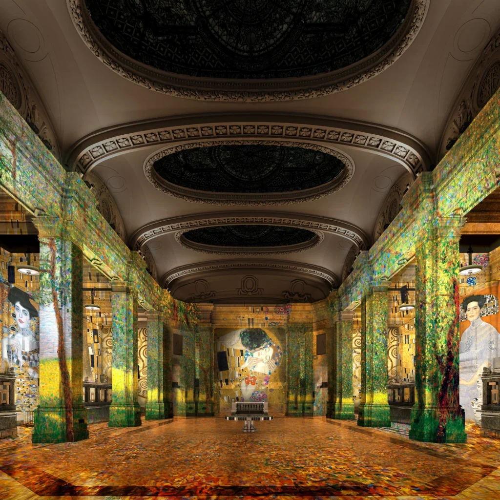 Hall des Lumières Gustav Klimt exhibition