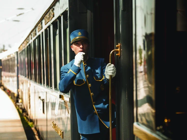 Venice Simplon-Orient-Express guard