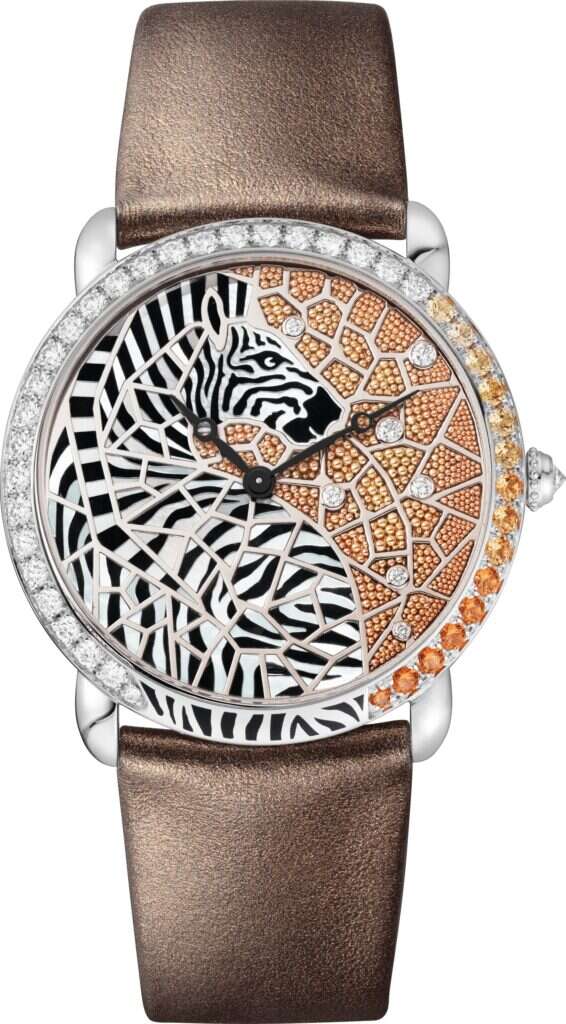 Ronde Louis Cartier Zebra Métiers d’Art    watch 