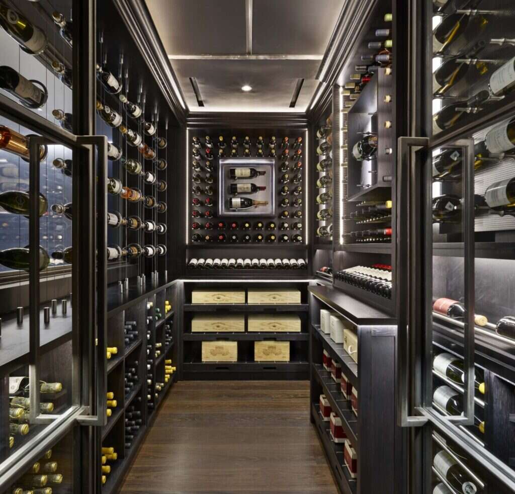 spiral cellars wine storage room