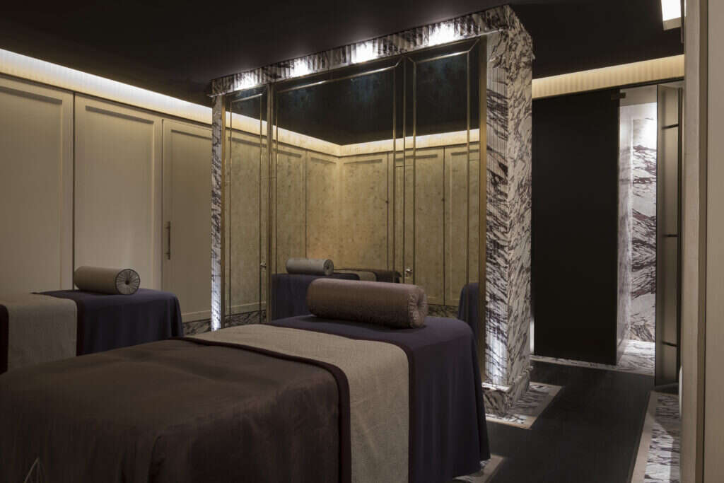 the treatment room at The Lanesborough Club & Spa
