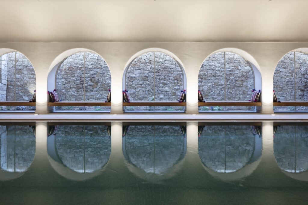 Indoor pool at Six Senses Shaharut